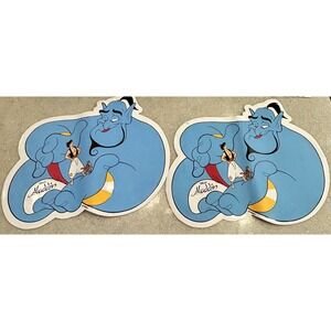 Disney Aladdin With Genie PVC Placemat 16½x13½ inches - 2 Pack - Vintage